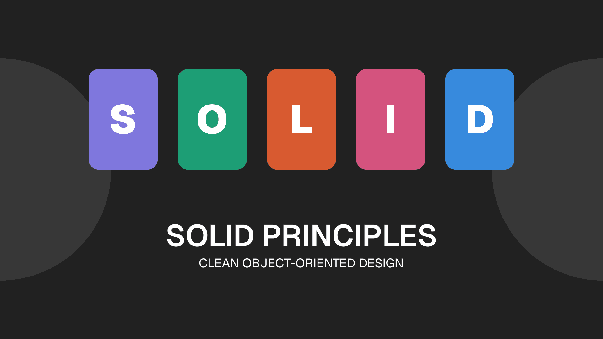 SOLID Principles: CLean Object - Oriented Design